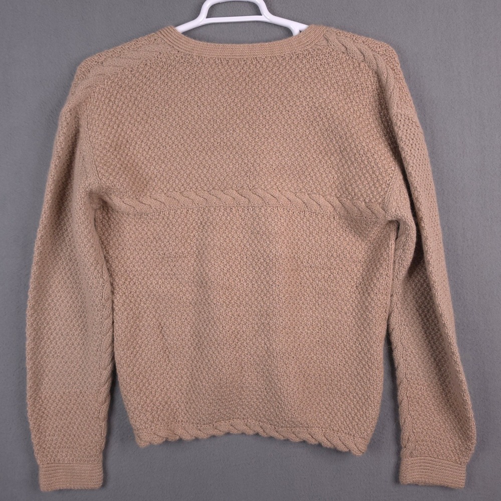 Artesanias Pachamama 100% Alpaca Wool Cardigan Sweater Womens Hand Made In Peru - Picture 9 of 14